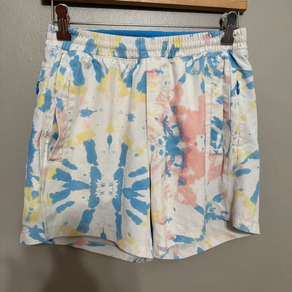Birddogs lined athletic shorts tie dyed size small 5 1/2” inseam